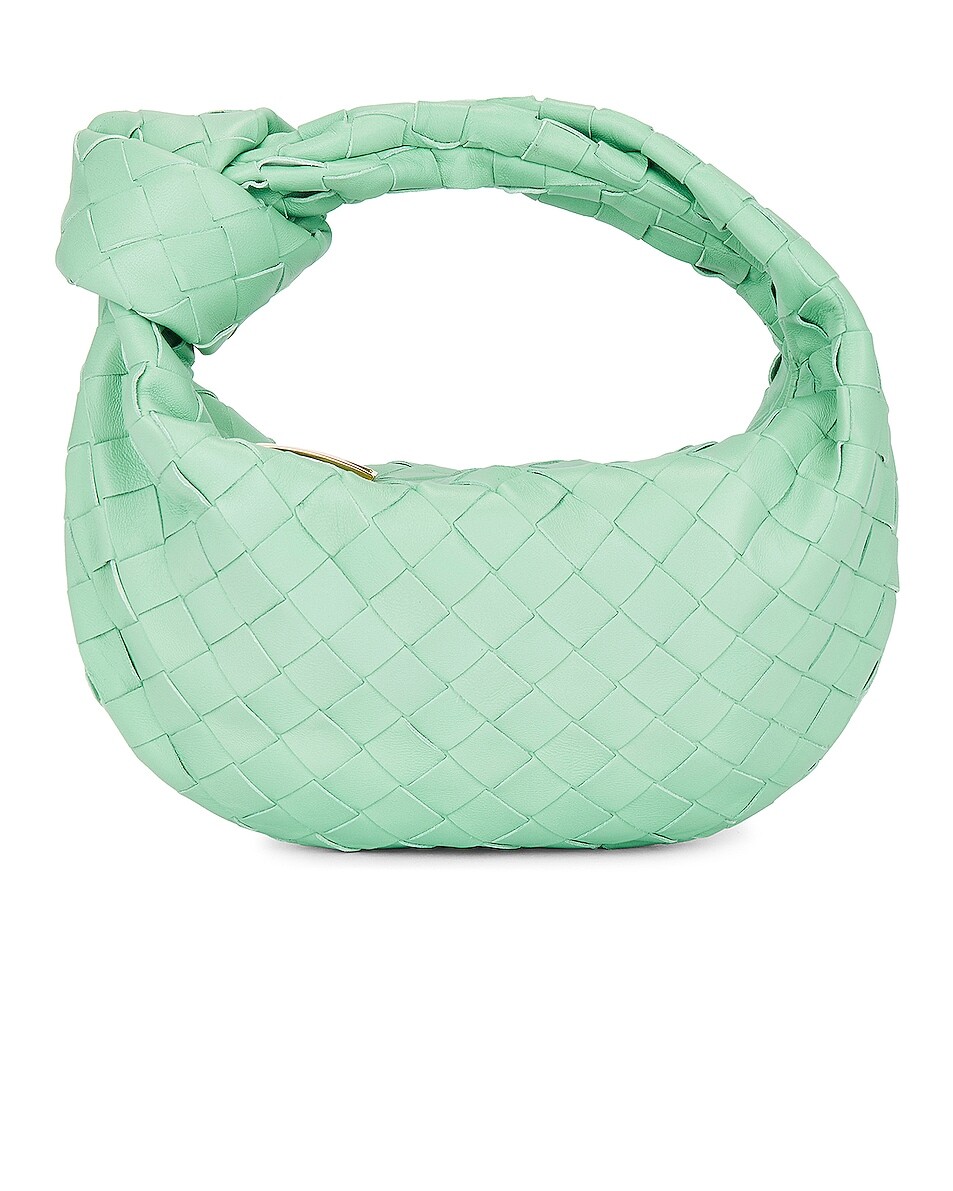 

Сумка-клатч Bottega Veneta Mini Jodie, цвет Siren & Gold