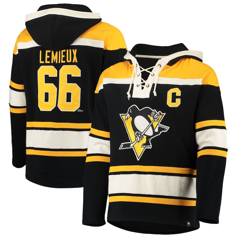 

Пуловер с капюшоном 47 Pittsburgh Penguins, черный