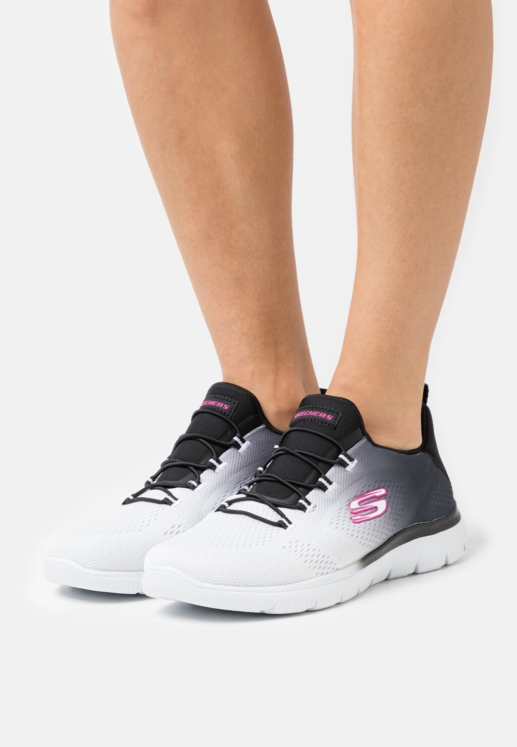 

Кроссовки Skechers, черно-белый, Черный
