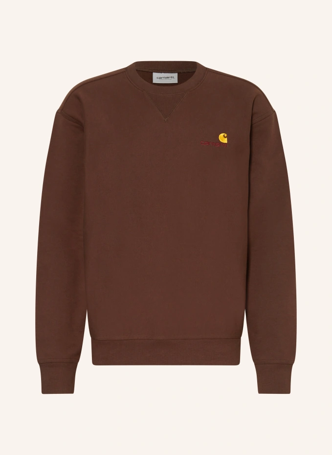 

Фуфайка Carhartt Wip, коричневый