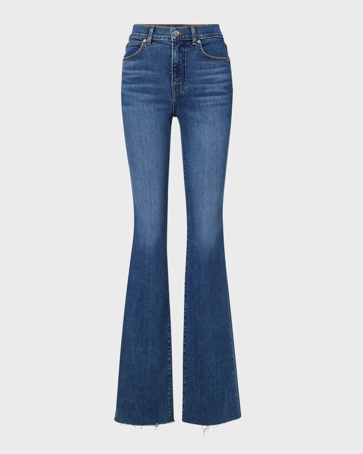 

Джинсы Cameron Bootcut с необработанным краем Veronica Beard, цвет Serendipity