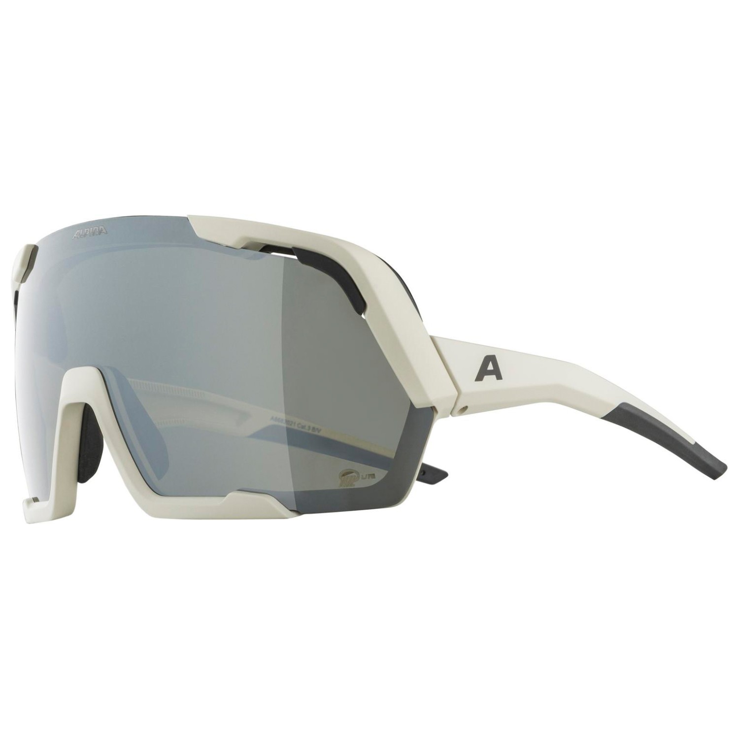 Велосипедные очки Alpina Rocket Bold Q Lite Mirror Cat 3, цвет Cool/Grey Matt
