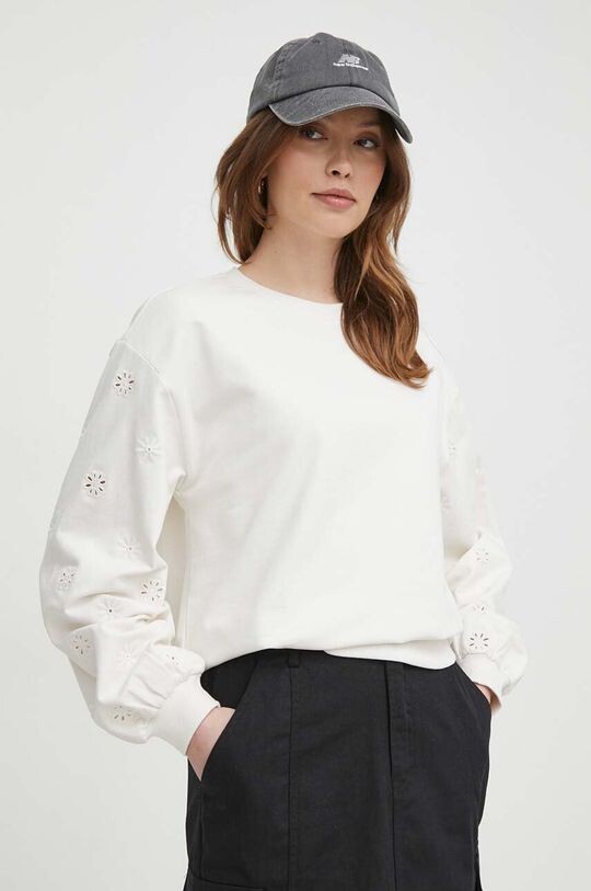 

Хлопковая толстовка United Colors of Benetton, белый