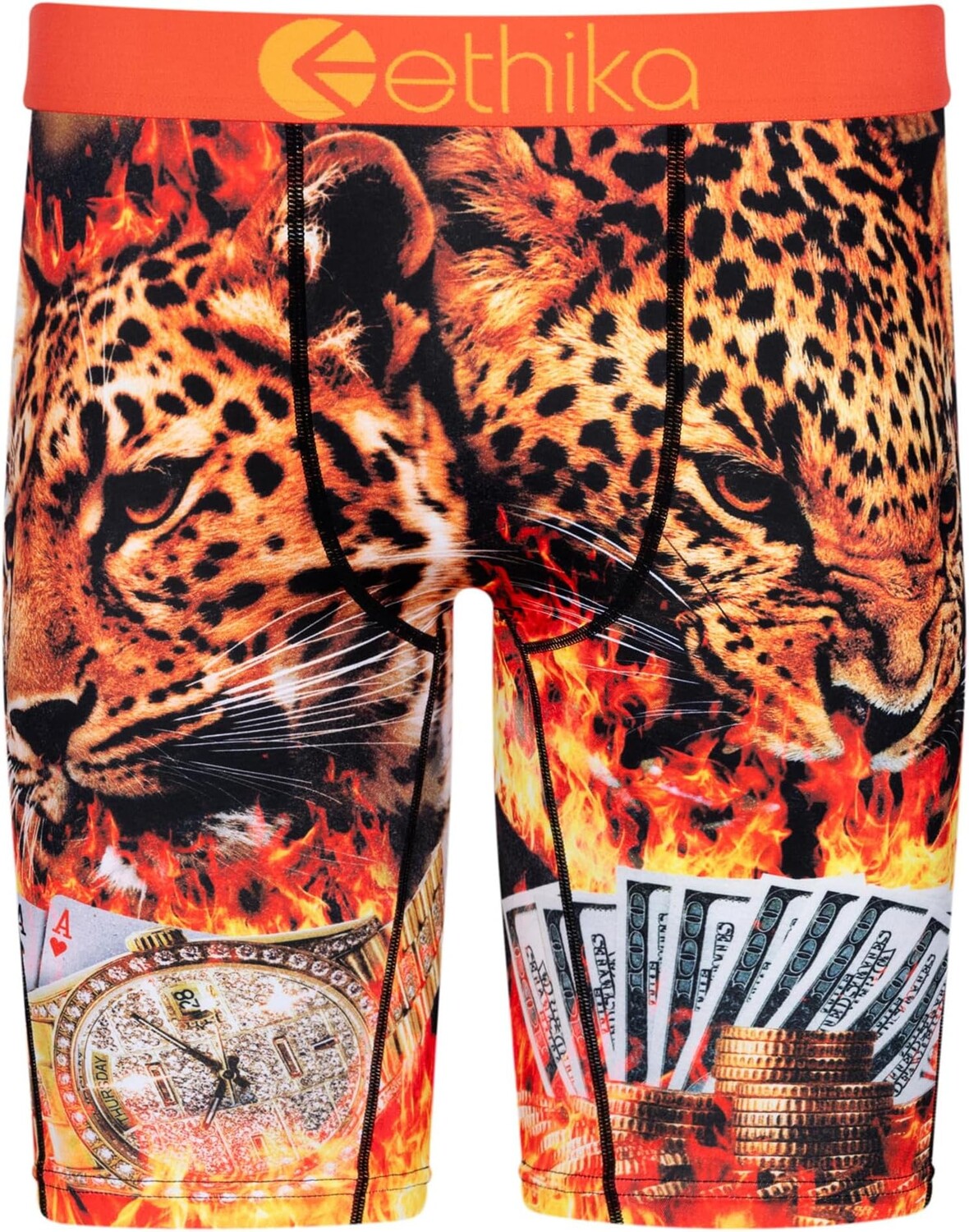 

Трусы The Staple ethika, цвет Cheetah Steez