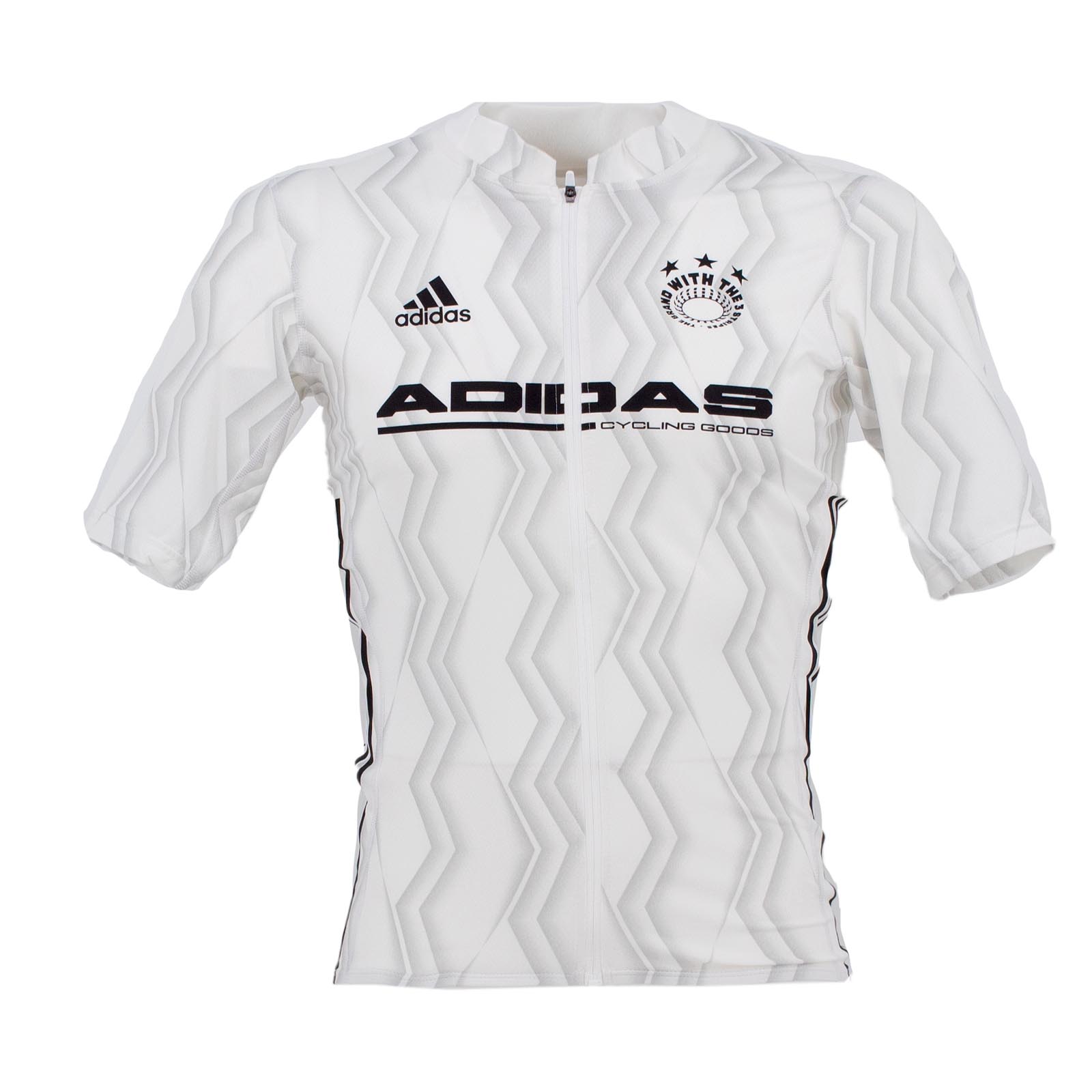 Футболка adidas Cycling The Jersey Q3 Jersey, белый godandfamous cycling jersey autumn