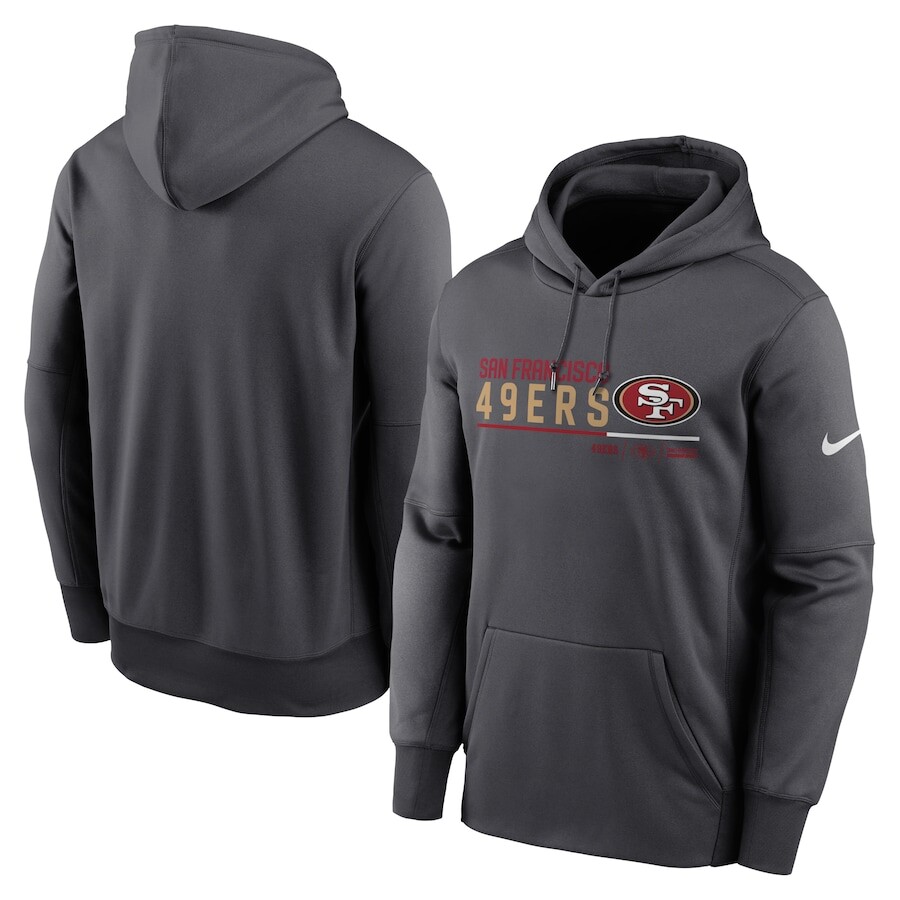 

Пуловер с капюшоном Nike San Francisco 49Ers, антрацит