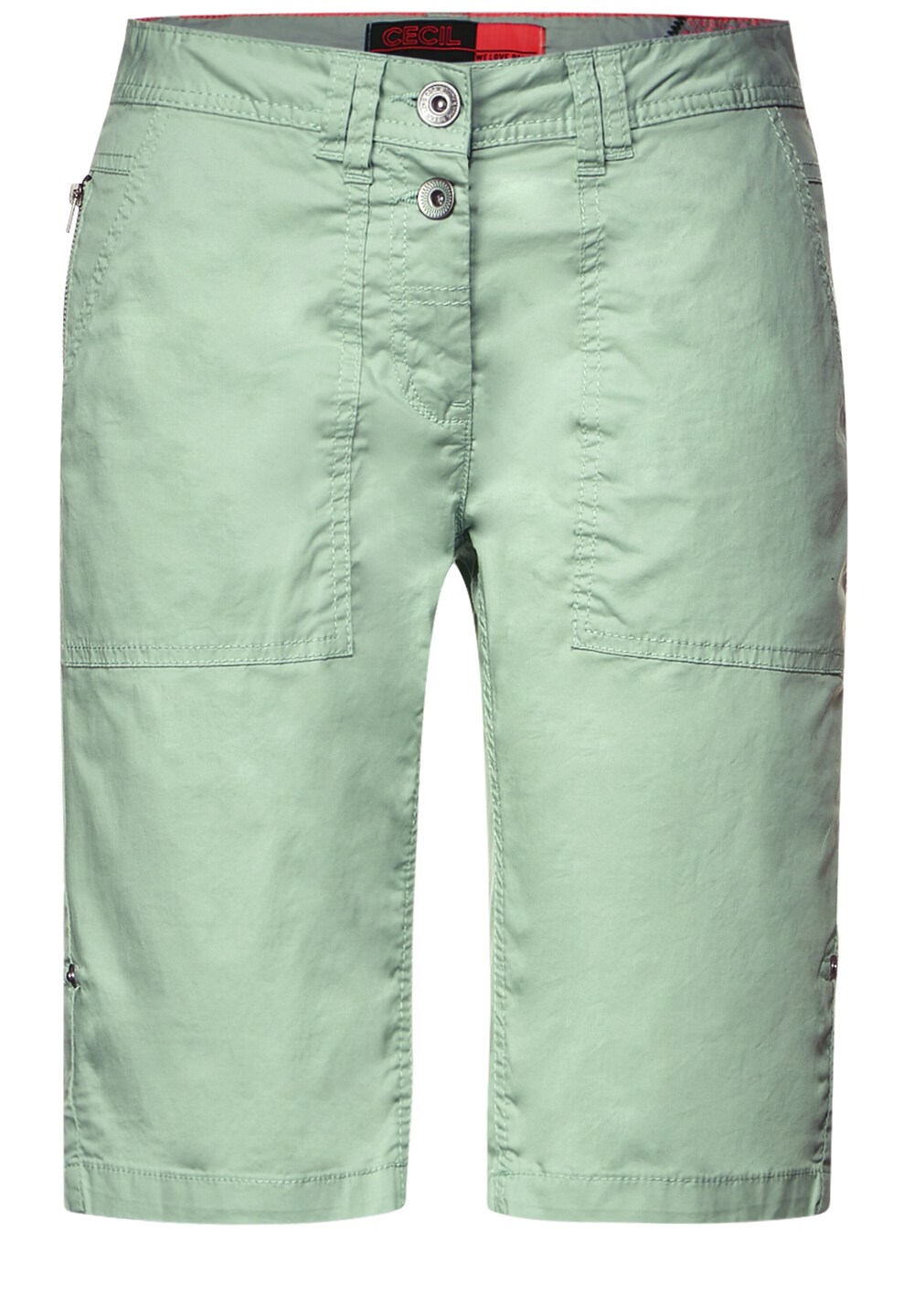 Узкие брюки CECIL, пастельно-зеленый