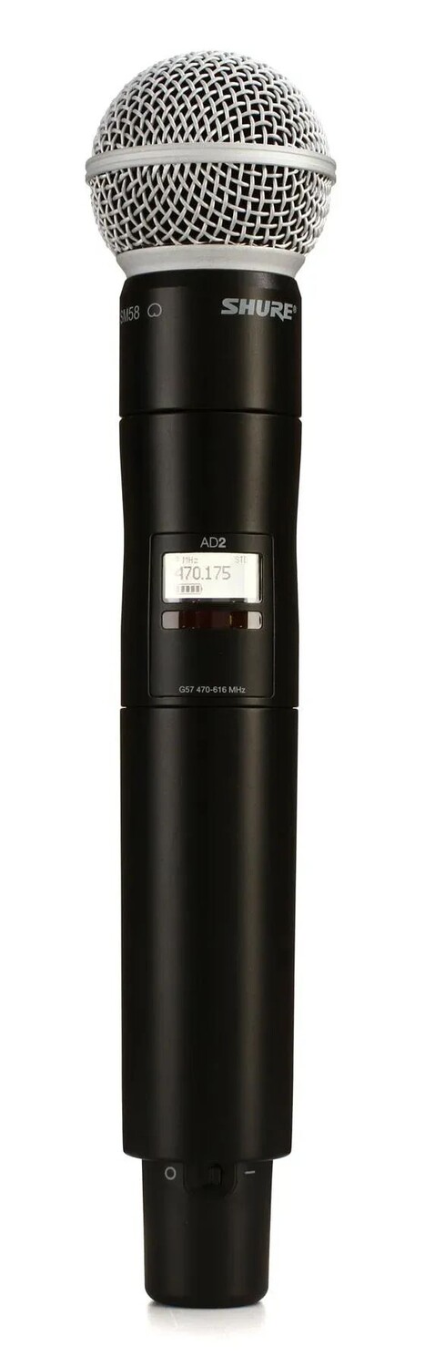 

Беспроводной ручной микрофонный передатчик Shure AD2/SM58