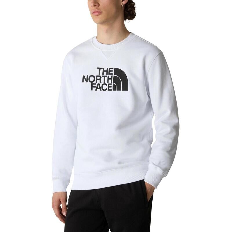 Свитер M Drew Peak Crew мужчина - белый THE NORTH FACE, цвет weiss