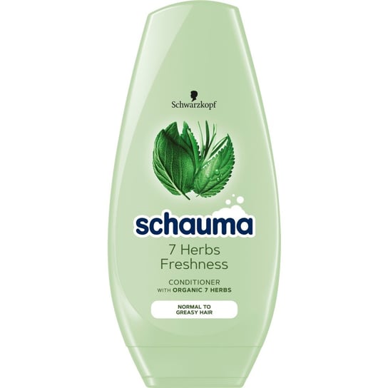 Кондиционер Schauma свежесть 7 трав для жирных и нормальных волос 250мл шампунь schauma 7 трав для нормальных и жирных волос 250мл