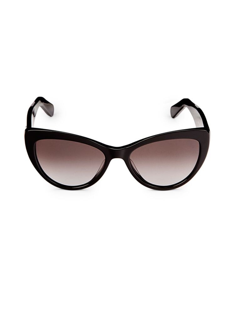 

Солнцезащитные очки «кошачий глаз» 56MM Ferragamo, черный