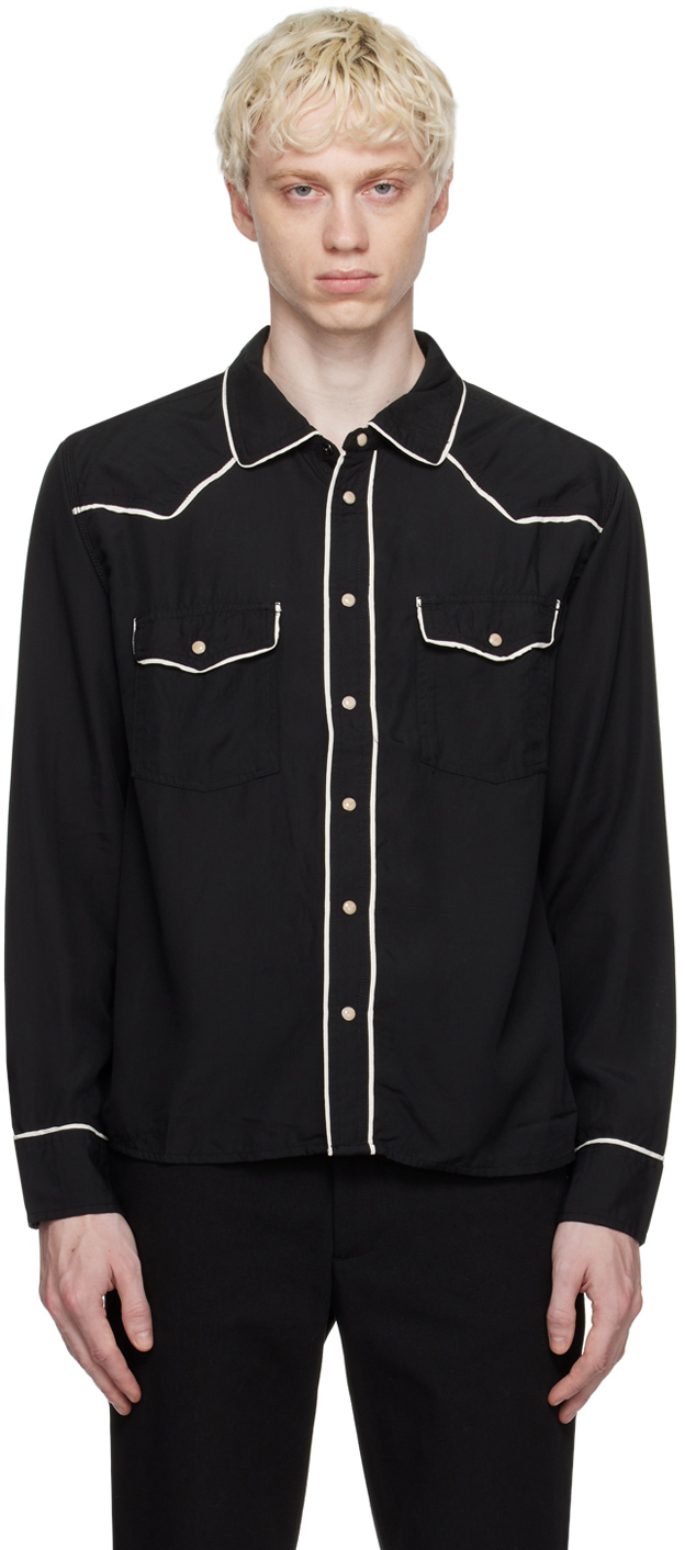 Черная рубашка в стиле вестерн Corridor цена и фото
