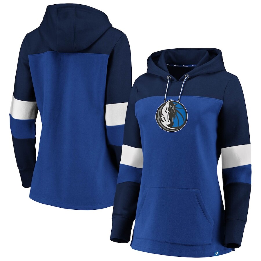 

Пуловер с капюшоном Fanatics Branded Dallas Mavericks, синий