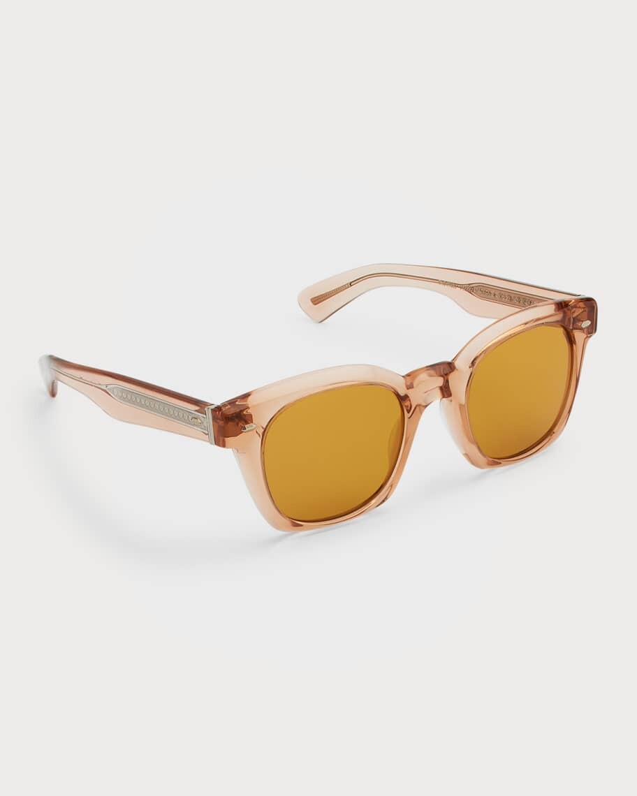 

Круглые солнцезащитные очки Merceaux с каплевидным вырезом Oliver Peoples