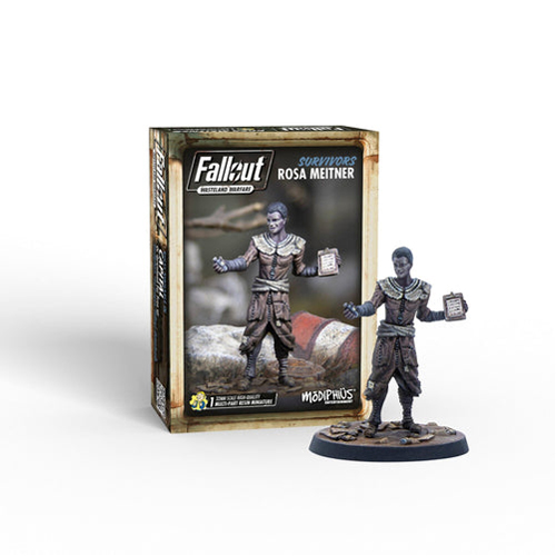 Фигурки Fallout: Wasteland Warfare – Rosa Meitner набор миниатюр супермутанты тень super mutants nightkin масштаб 32 мм fallout война в пустоши fallout wasteland warfare непокрашенные