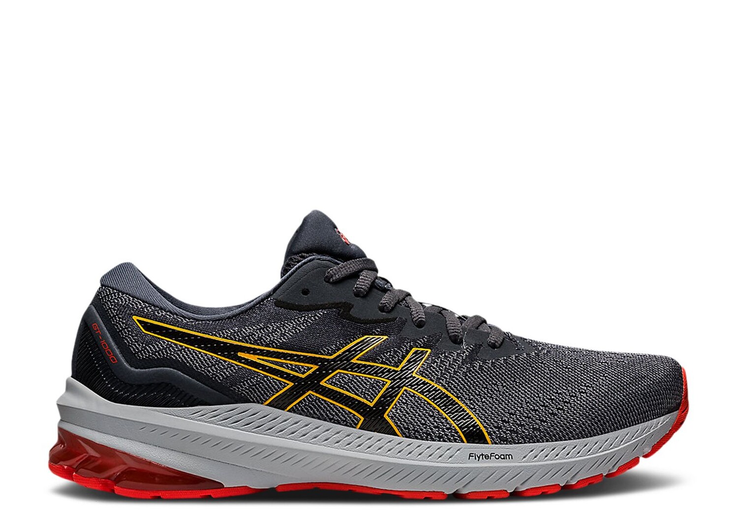 

Кроссовки ASICS Gt 1000 11 'Sheet Rock Yellow Red', серый