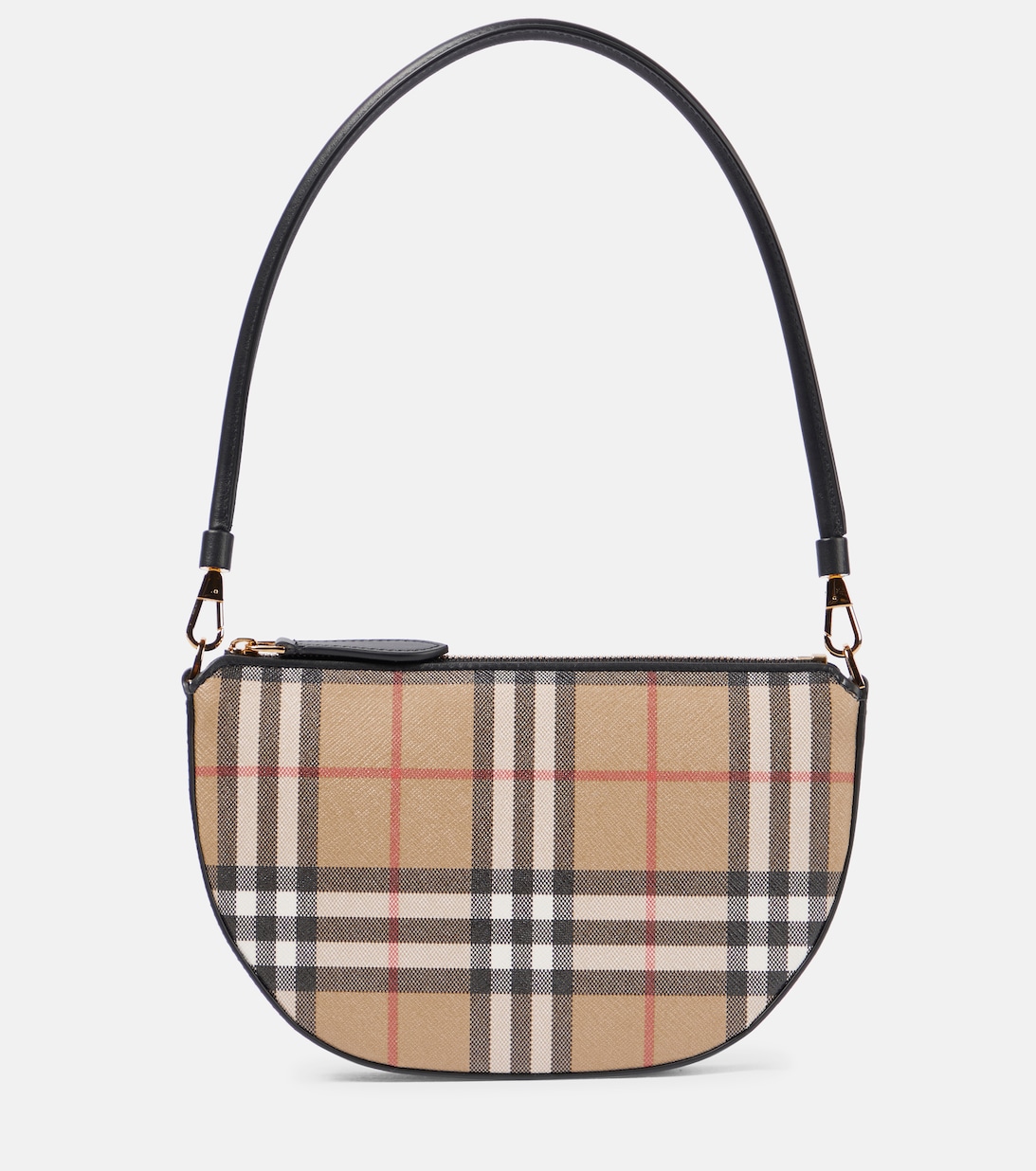 

Сумка через плечо Olympia Pouch в клетку Burberry, бежевый