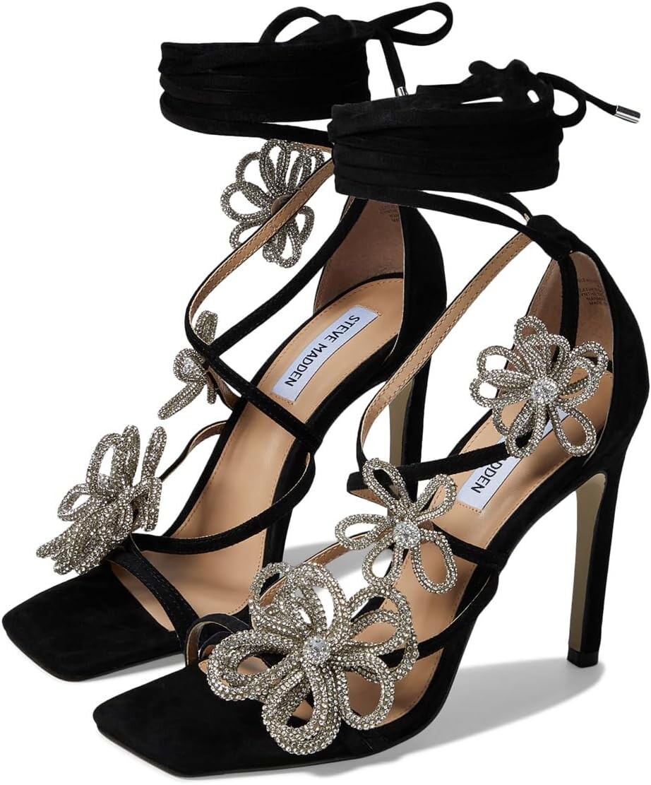 

Босоножки Unleashed Steve Madden, черная замша