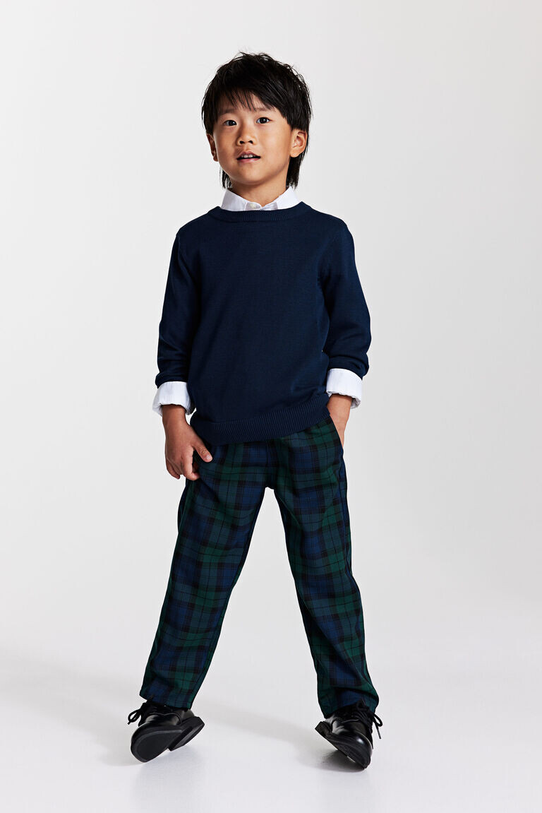 

Прямые джоггеры H&M, синий