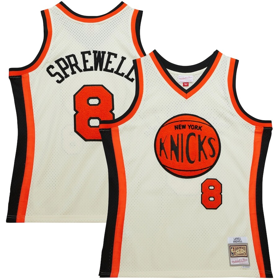 

Джерси Mitchell & Ness New York Knicks, кремовый