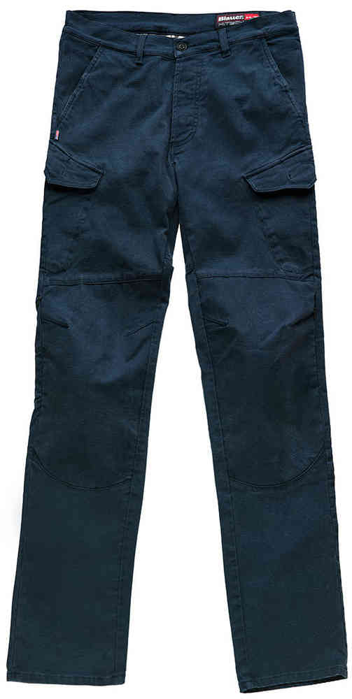 цена Холщовые мотоциклетные текстильные брюки-карго Stuart Blauer, синий