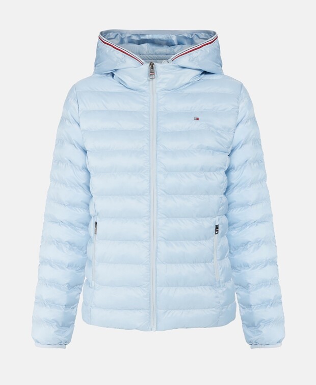 

Стеганая куртка Tommy Hilfiger, лазурный синий