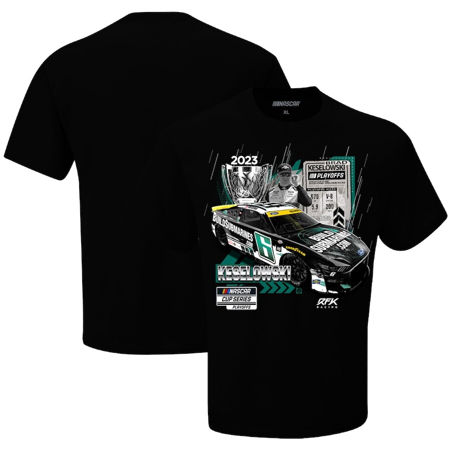 

Футболка с коротким рукавом Checkered Flag Sports Brad Keselowski, черный