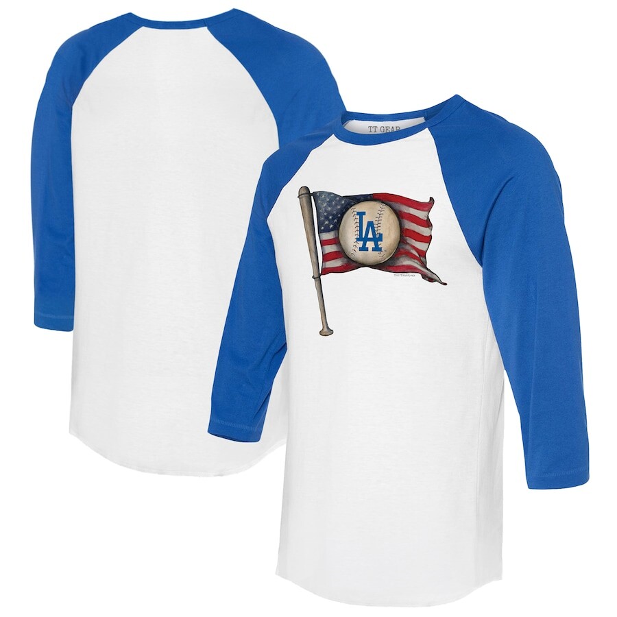 

Футболка с длинным рукавом Tiny Turnip Los Angeles Dodgers, белый