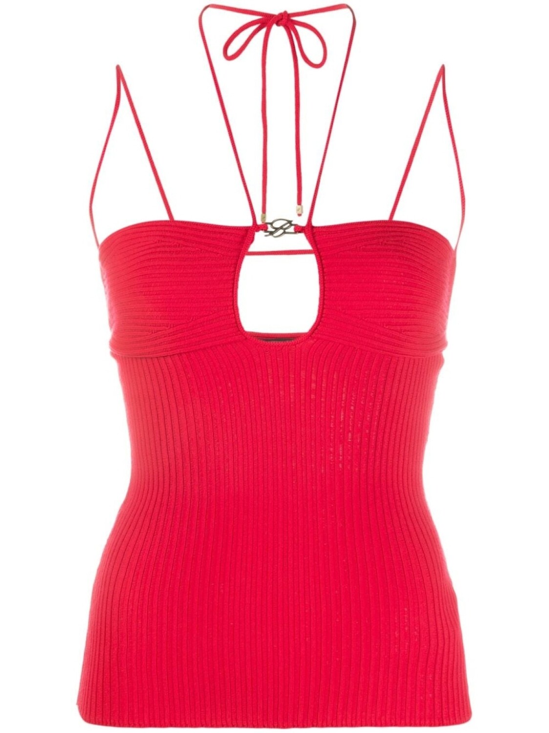

Blumarine топ в рубчик, красный