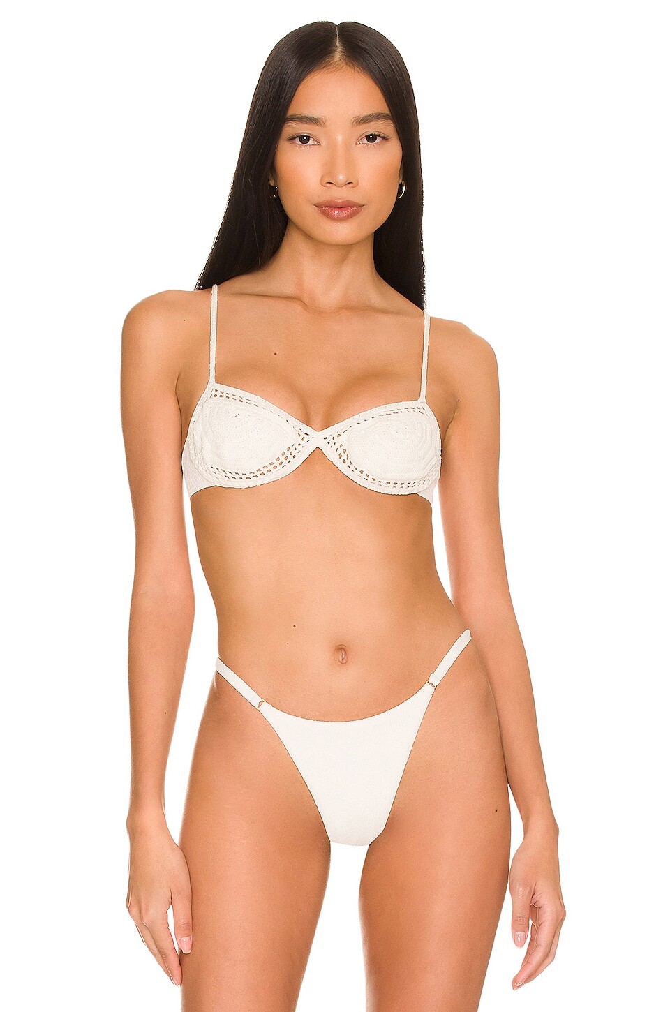 

Топ бикини Vix Swimwear Crochet Helena, белый