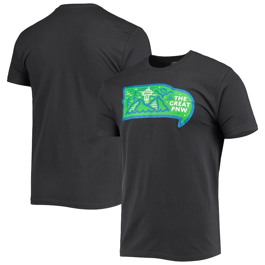 

Футболка с коротким рукавом THE GREAT PNW Seattle Seahawks, черный