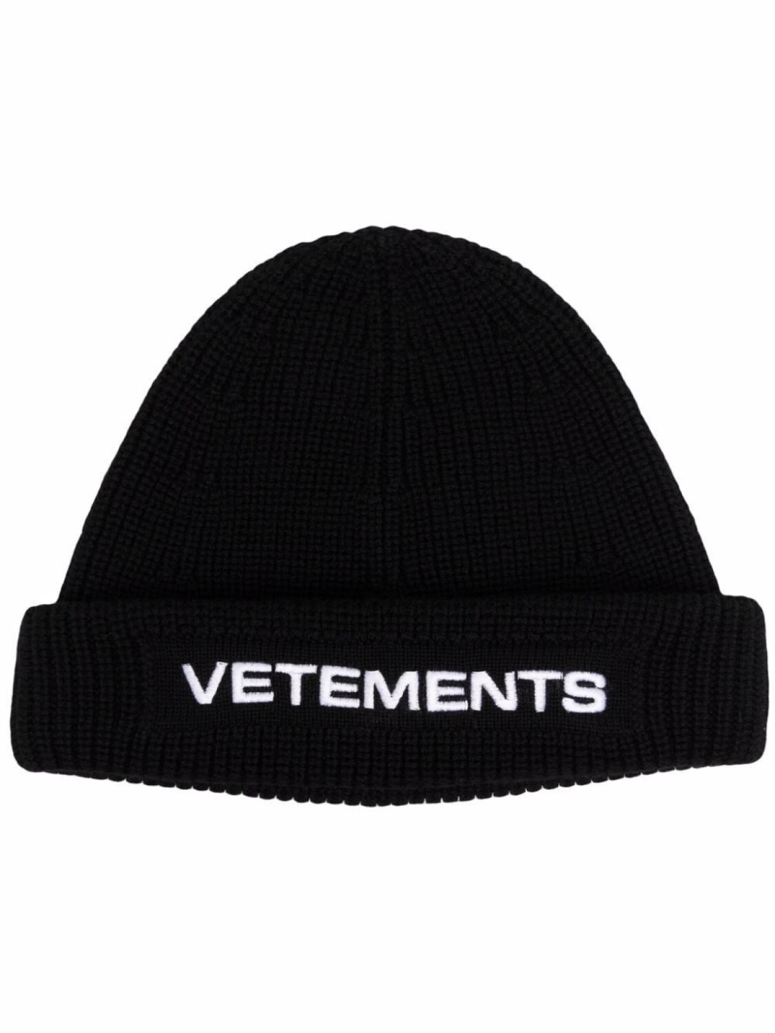 

VETEMENTS шапка бини с логотипом, черный