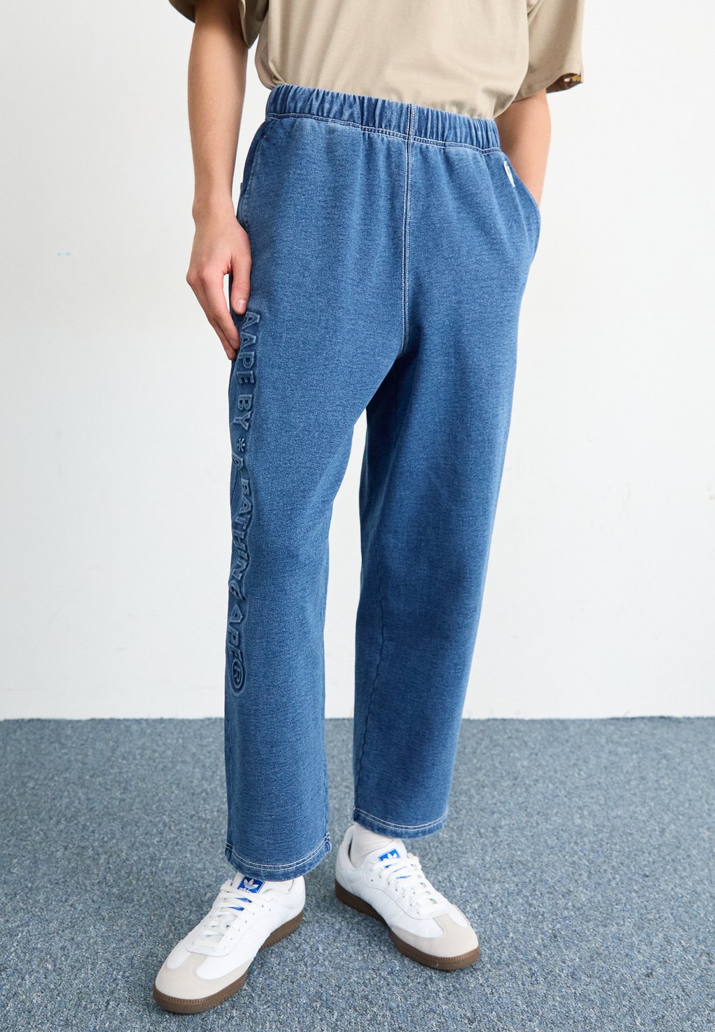 

Спортивные брюки PANT AAPE By A Bathing Ape, цвет blue