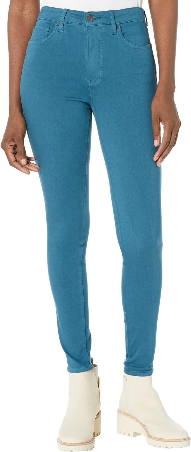 

Джинсы Mia High-Rise Fab AB Toothpick Skinny Five-Pocket in Ocean KUT from the Kloth, цвет Ocean