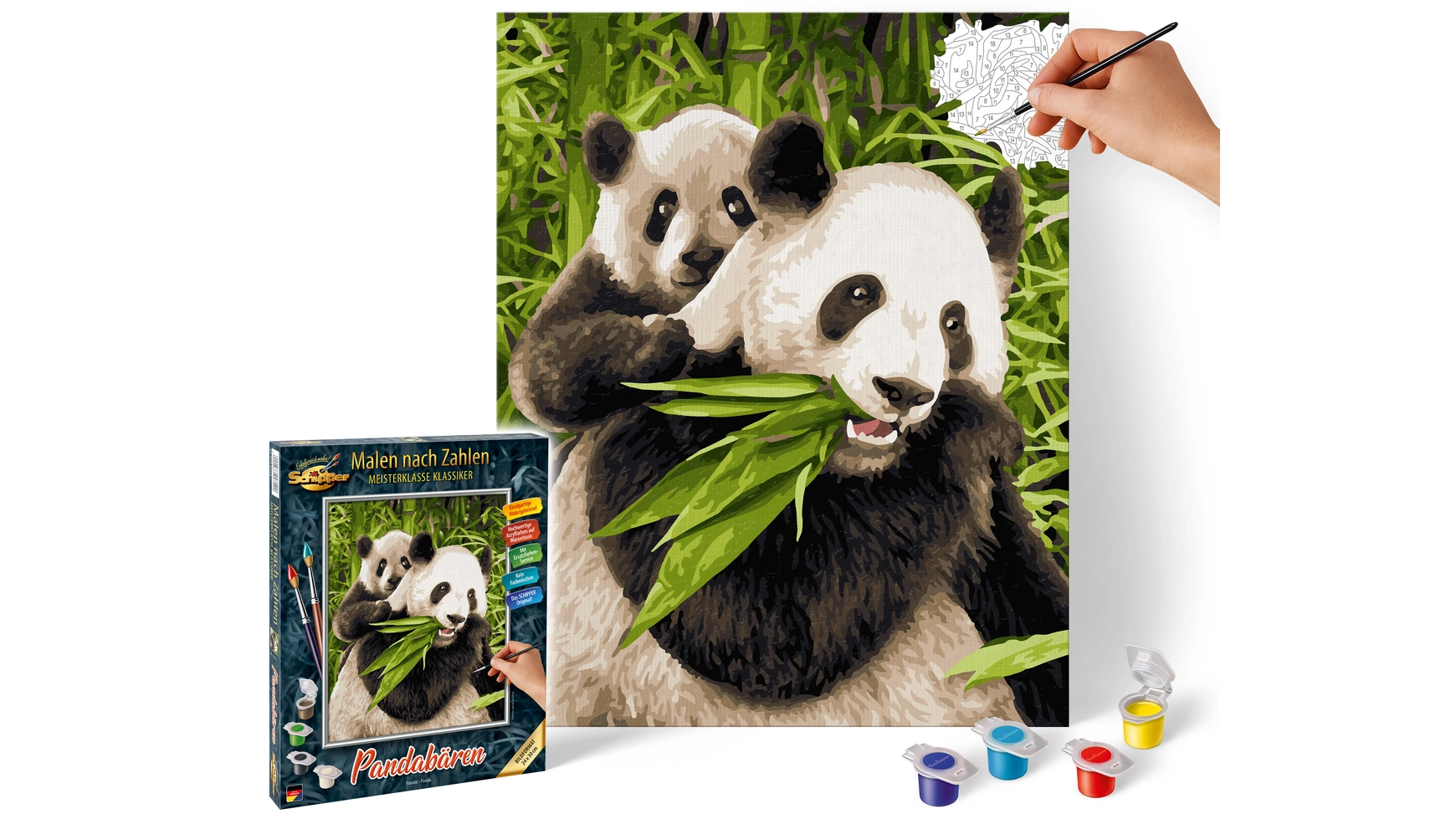 Картина Schipper по номерам Группа мотивов Классика / Животные Медведи-панды картина schipper по номерам мотив группа премиум букет цветов с вишней