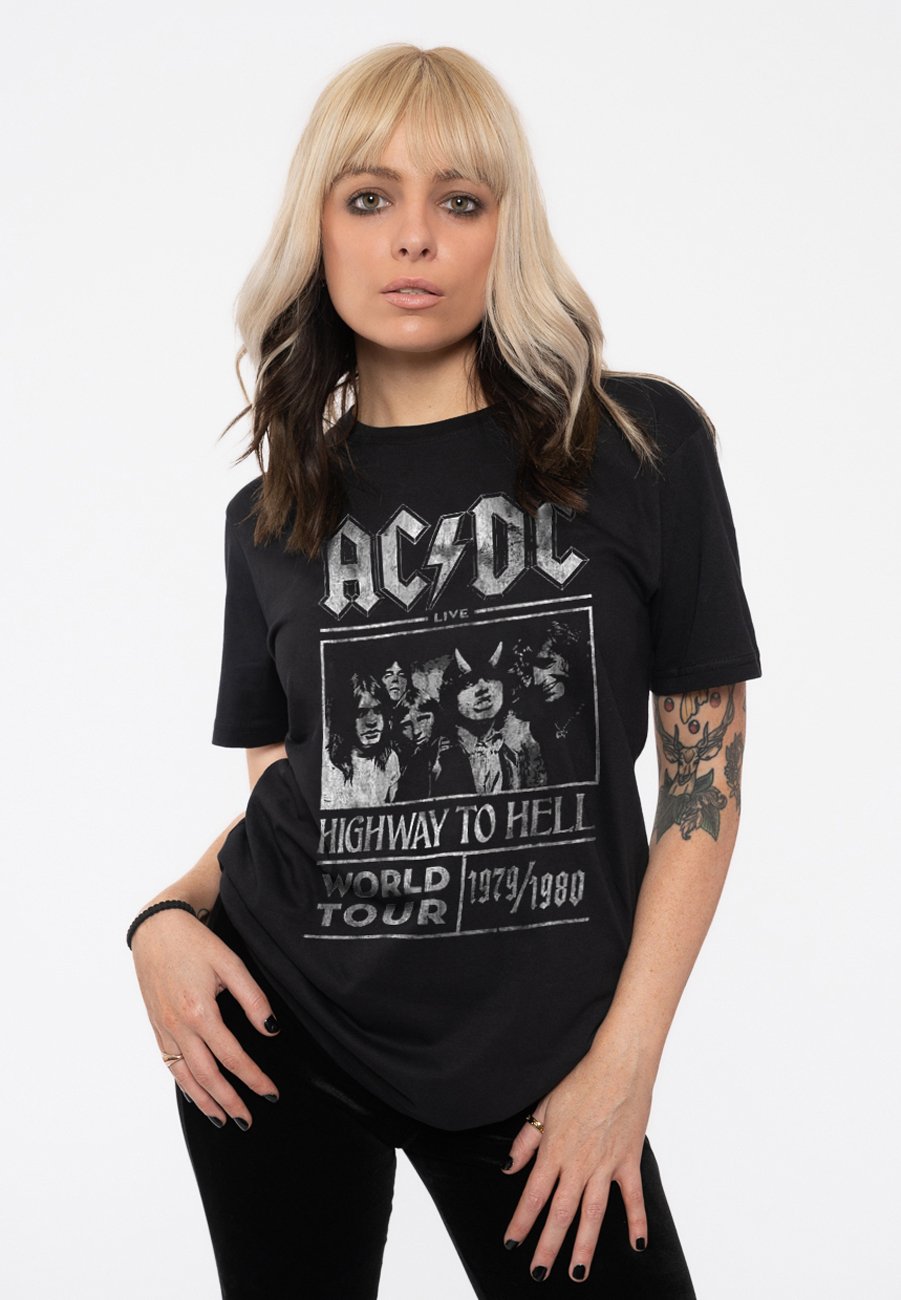 

Футболка с принтом AC/DC HIGHWAY TO HELL WORLD TOUR Paradiso Clothing, черный