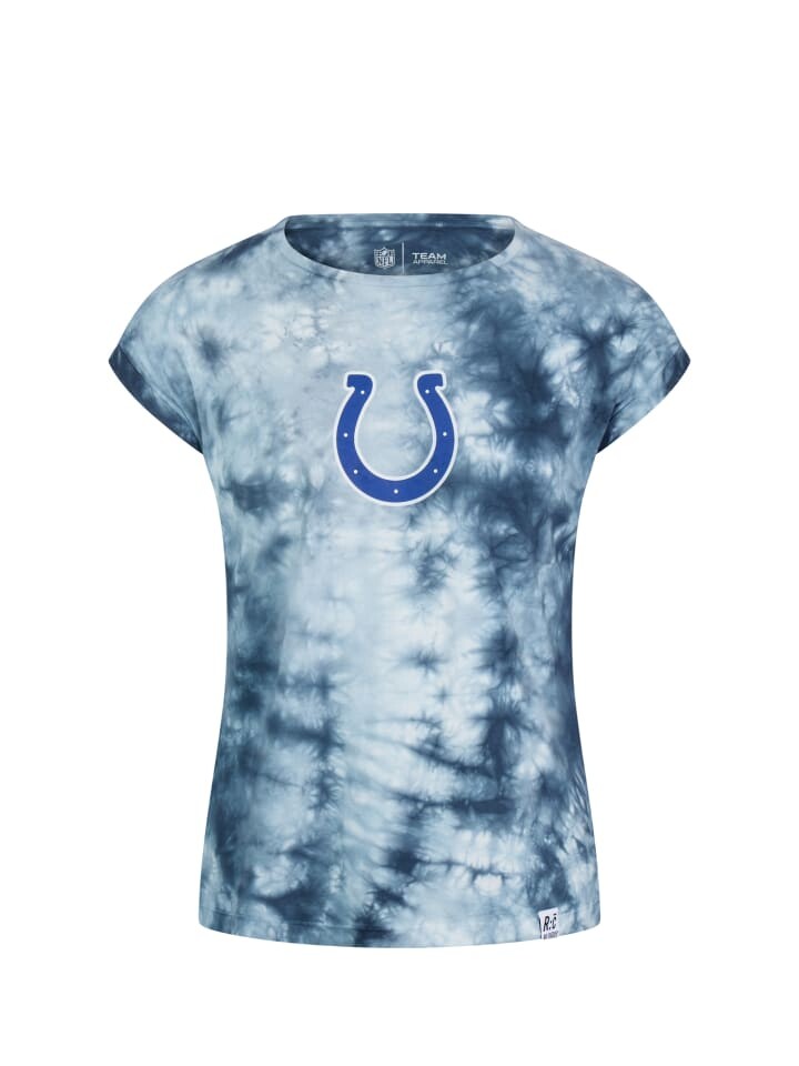 

Футболка Recovered T shirt NFL Colts, цвет blue tie-dye
