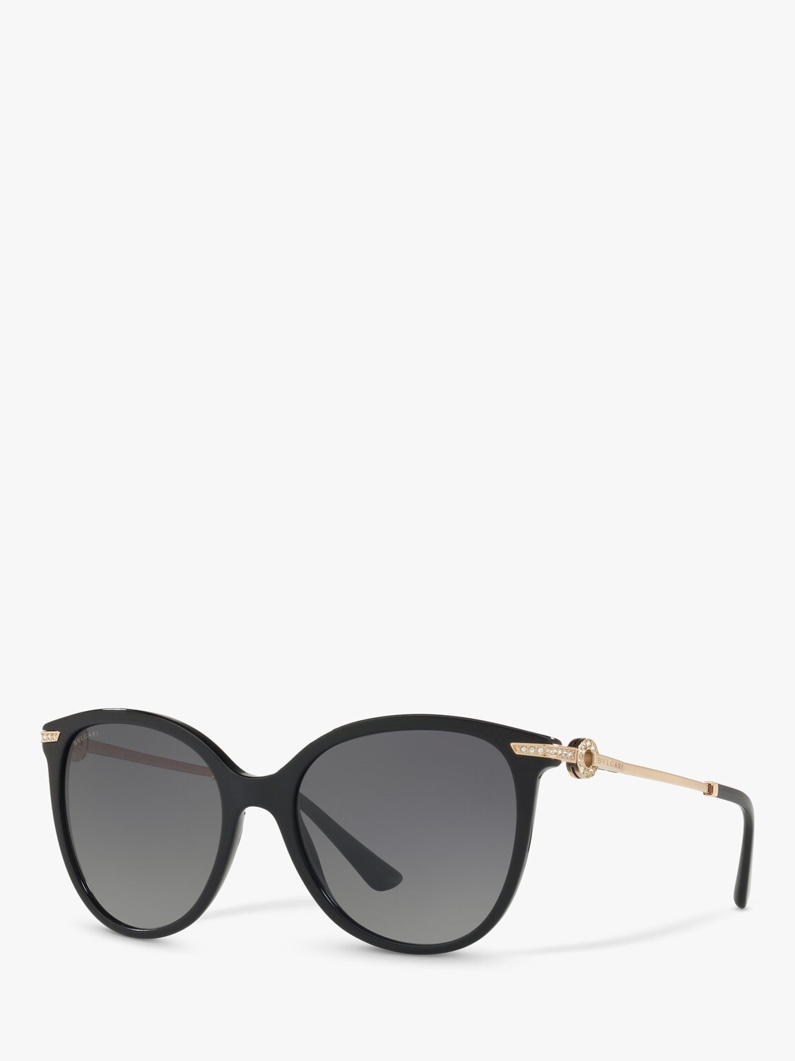 

BVLGARI BV8201B55 Женские круглые солнцезащитные очки, черные