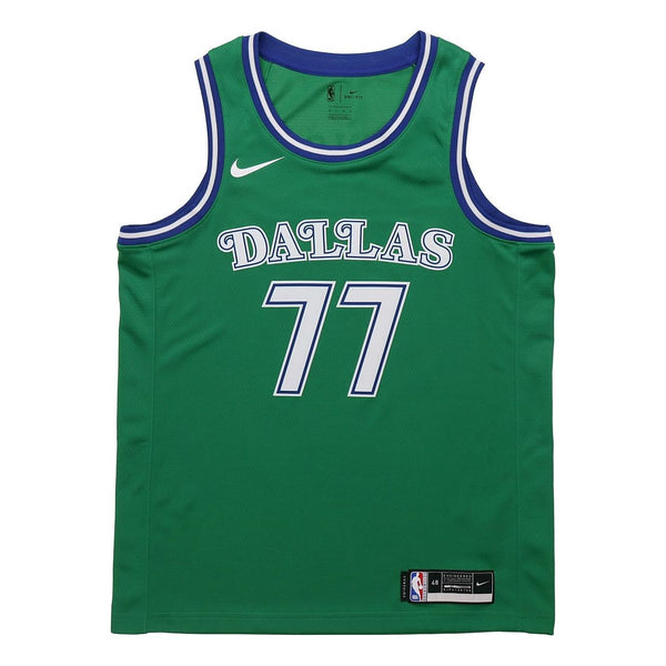

Майка Nike NBA SW20 Dallas Mavericks 77 Luka Doncic Classic Edition Swingman Jersey Green, зеленый