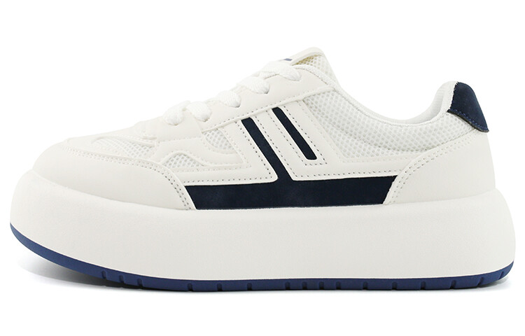 

Кроссовки WARRIOR Skateboarding Shoes Women's Low-top White/Blue, белый/синий