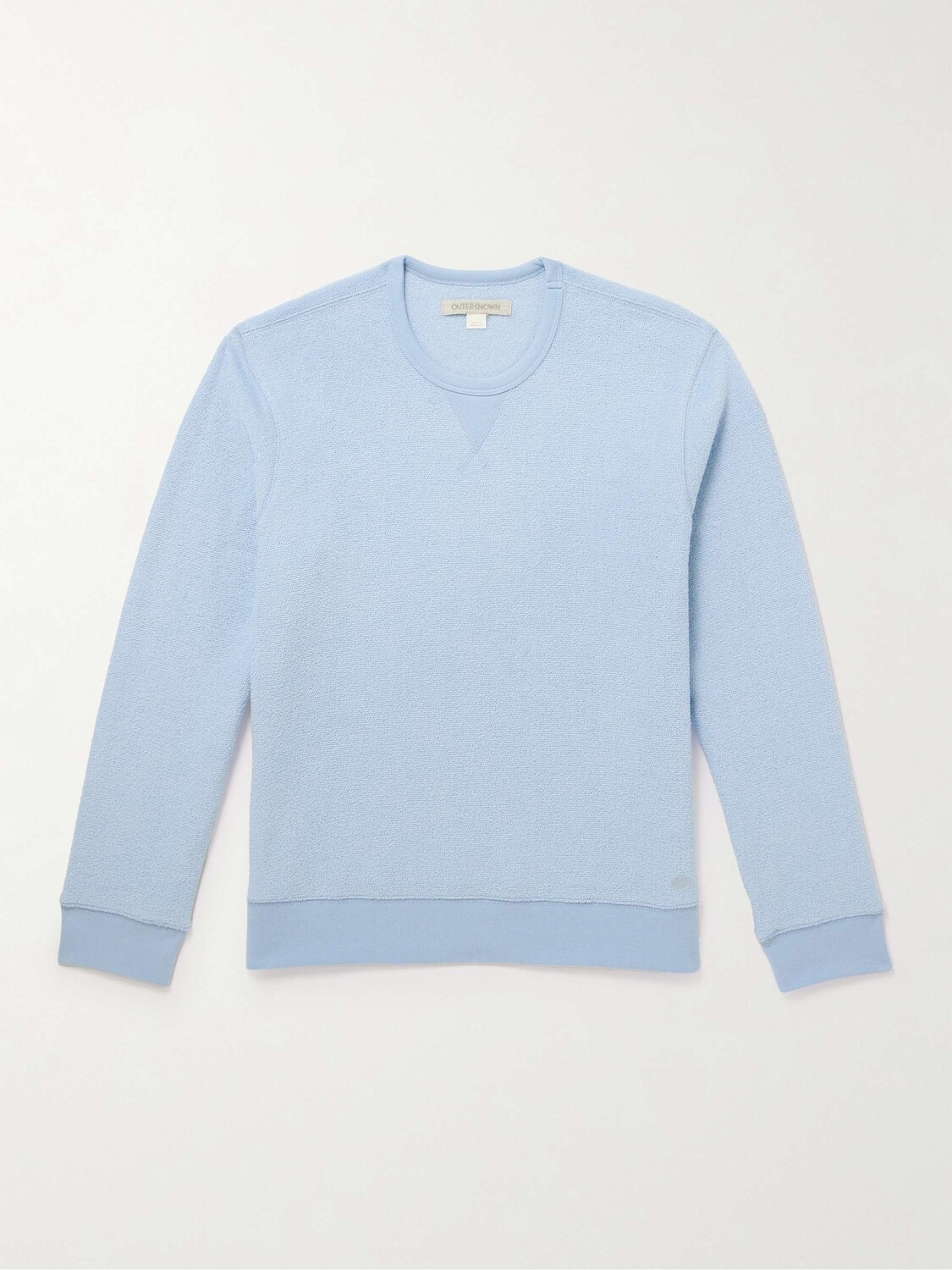

Махровая толстовка Hightide Crew из органического хлопка Outerknown, синий