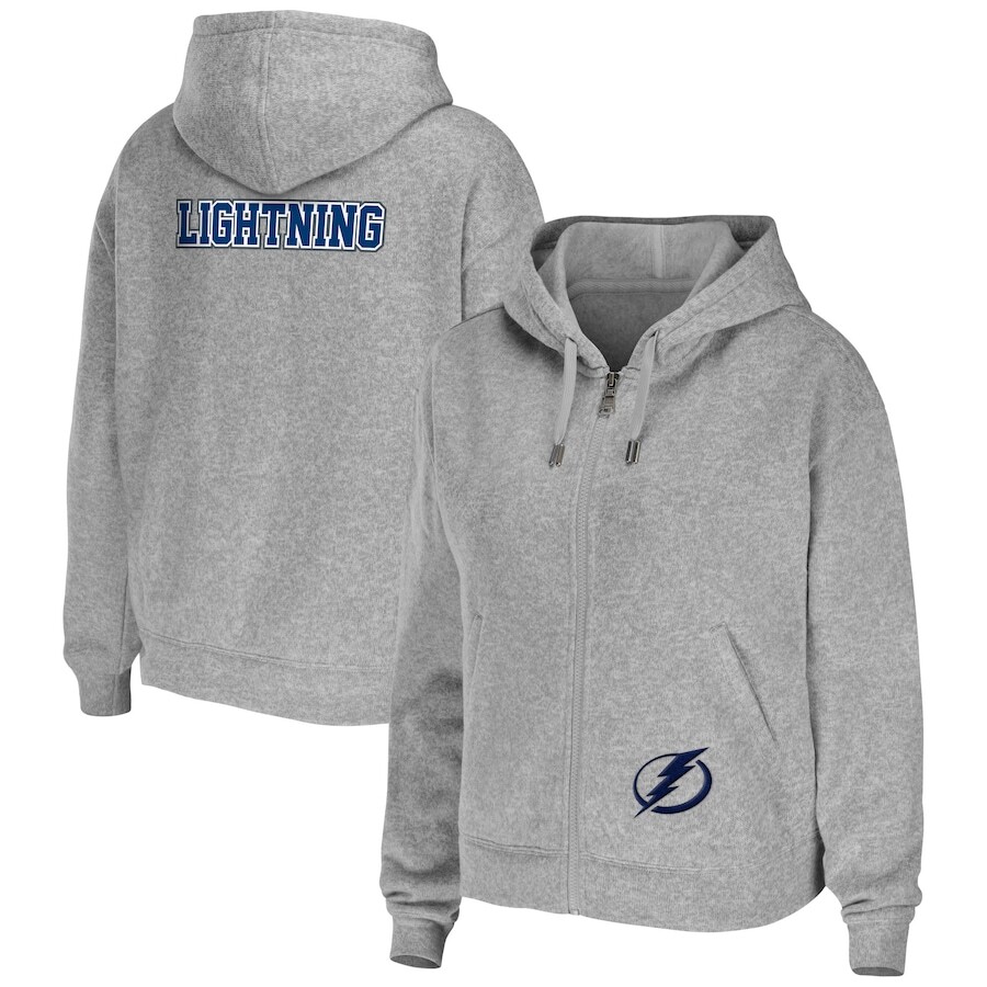

Толстовка на молнии WEAR by Erin Andrews Tampa Bay Lightning, серый