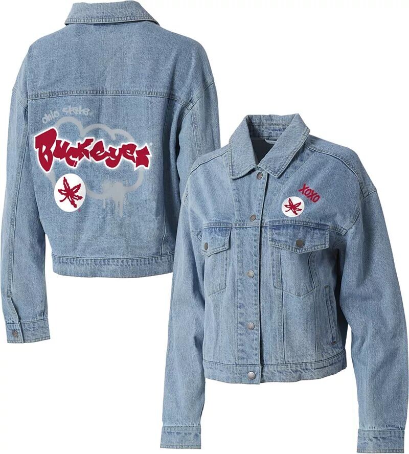 

Женская джинсовая куртка Wear By Erin Andrews Ohio State Buckeyes