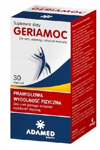 Adamed, Гериамок, Витамины и минералы, 30 капсул. витамины и минералы orthomol sport 30 шт