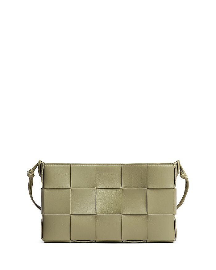 

Сумка через плечо из плетеной кожи на кассете Bottega Veneta
