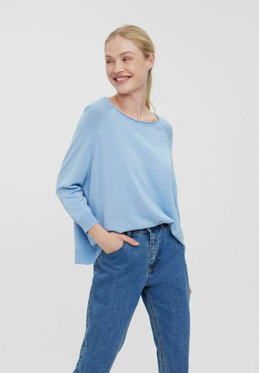 

Свитшот Vero Moda BOXY, цвет blue bell