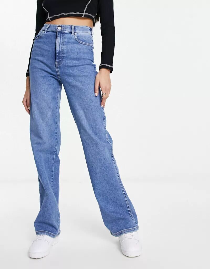 

Доктор Джинсы прямого кроя Denim Moxy темно-синего цвета Dr Denim