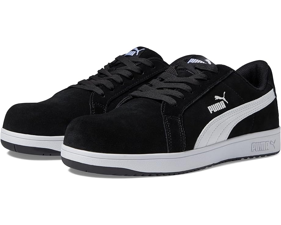 Кроссовки PUMA Safety Iconic Suede Low ASTM EH, цвет Black/White