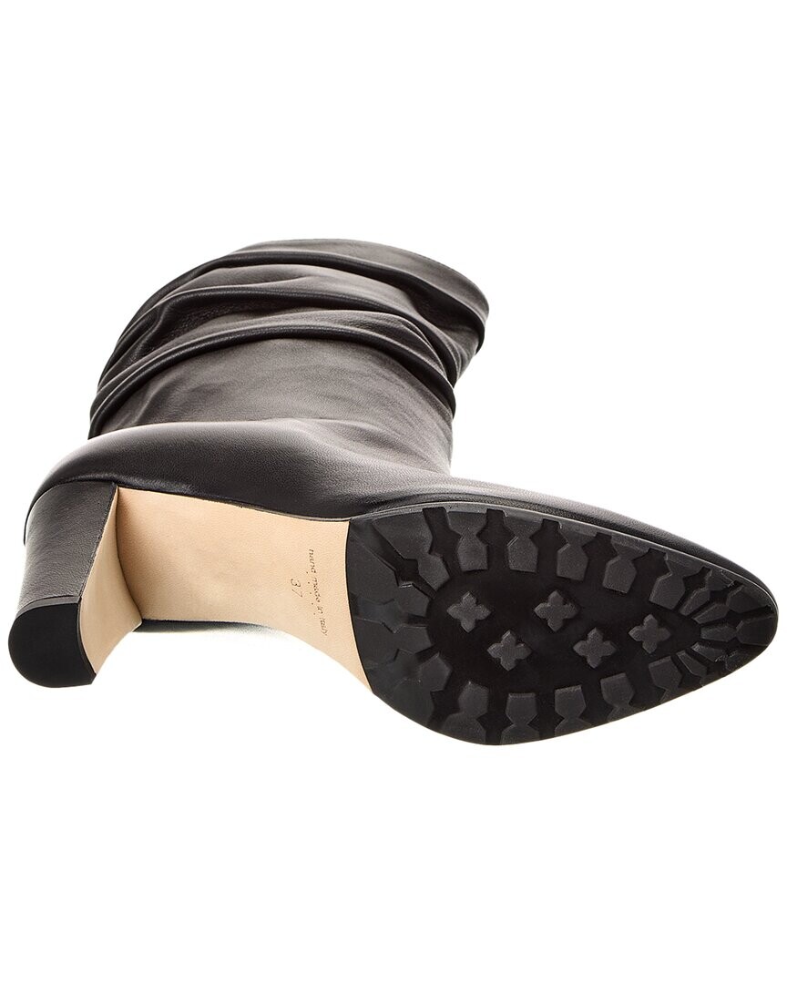 

Кожаные ботинки Manolo Blahnik Calasso 90, черный