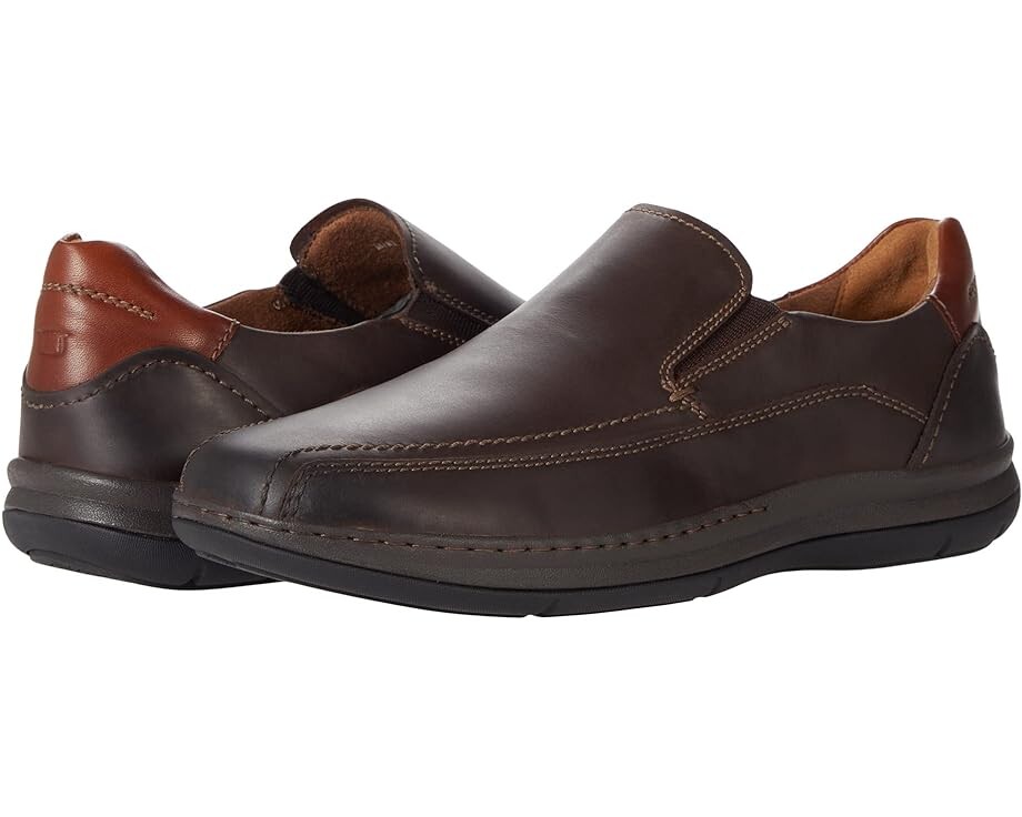 

Лоферы Florsheim Central Bike Toe Loafer, цвет Brown Crazy Horse